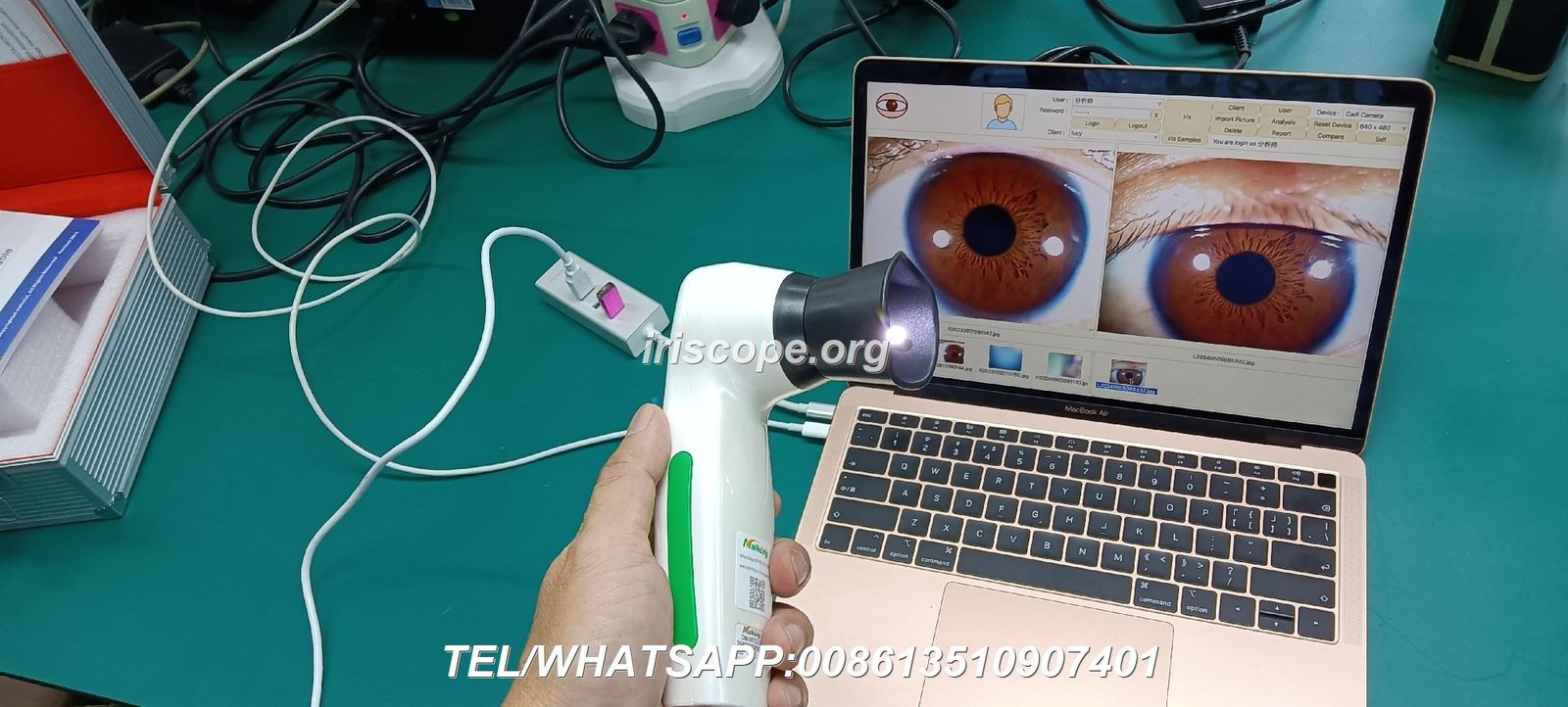 Iriscopio MAIKONG símbolo de calidad profesional