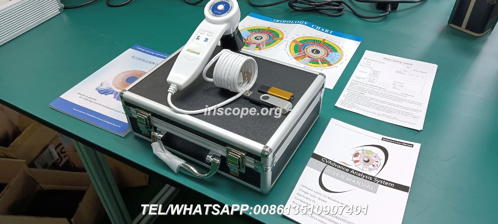 Iriscopio MAIKONG 12MP con sensor de alta resolución