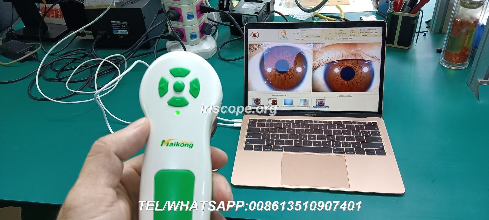 Futuro exitoso con tecnología iridología MAIKONG