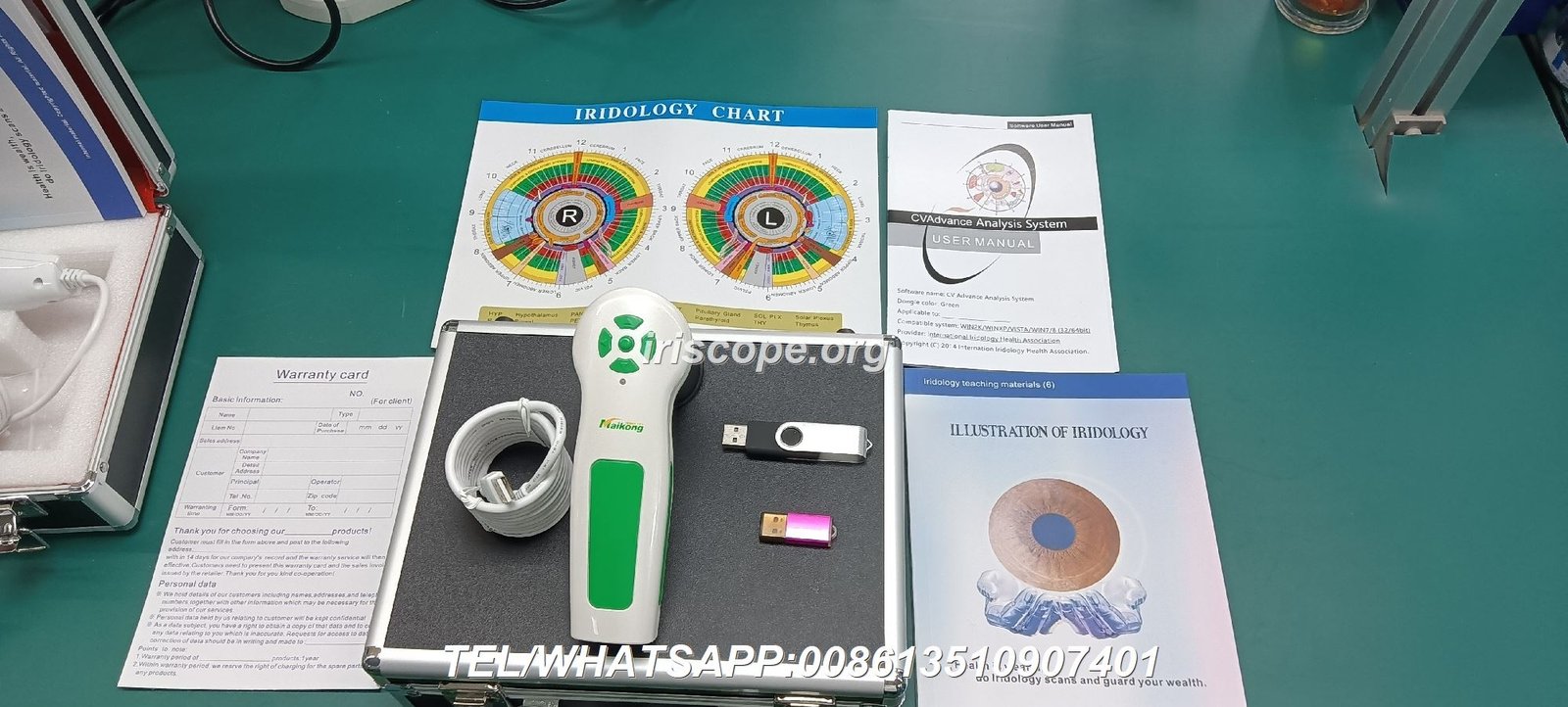 Iriscope MAIKONG 12MP profesional para iridología