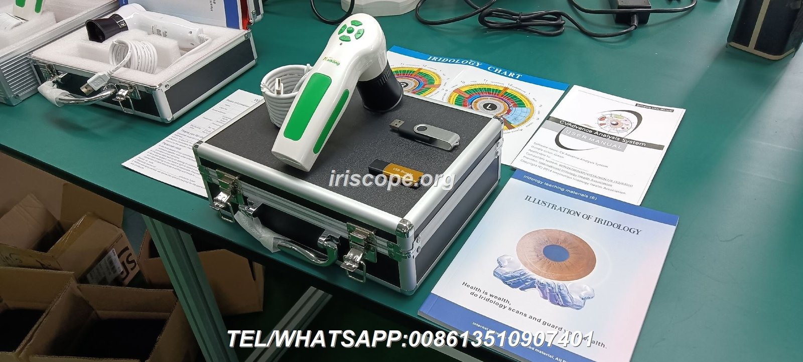 Iriscope MAIKONG 12MP profesional para iridología