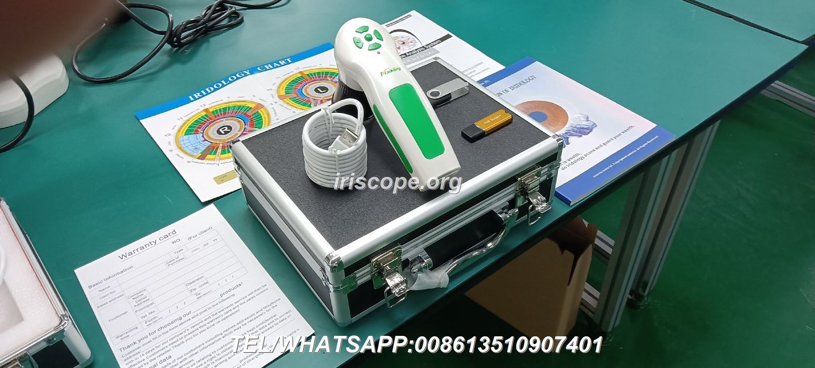 Ángeles Iridóloga Las Palmas: Guía Completa para Profesionales de la Salud Natural 9 Accesorios incluidos con iriscopio profesional