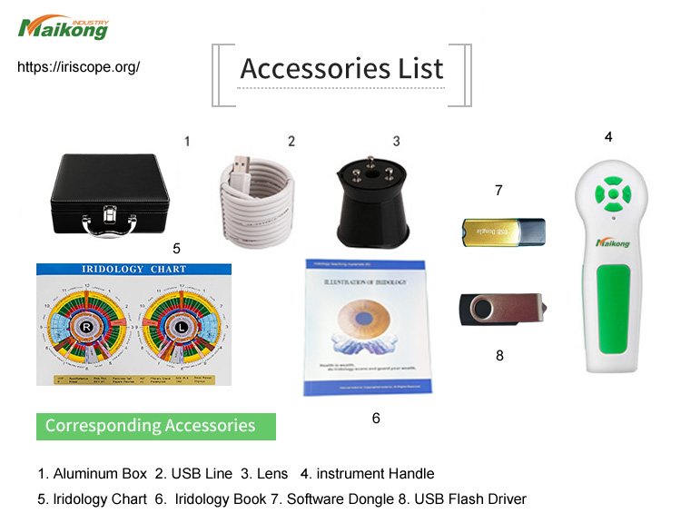 iriscopio digital MAIKONG MK-IrisDigital de 12 megapixeles