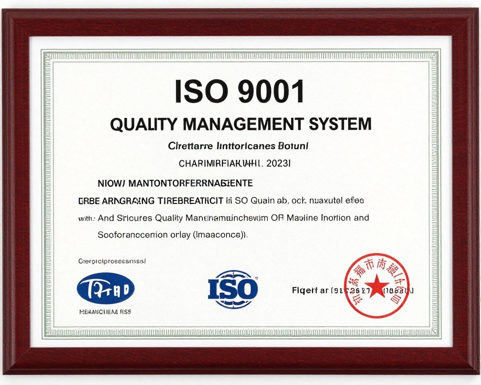 Certificado ISO 9001 gestión calidad empresa MAIKONG iridología