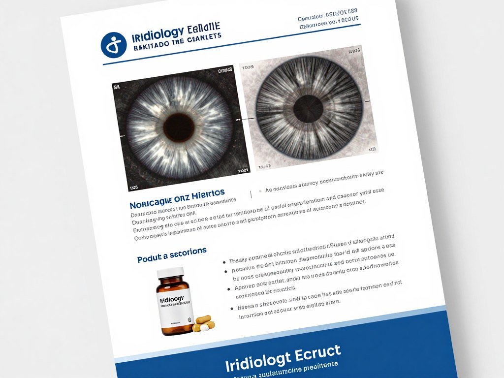 Ejemplo de reporte personalizado del iris analyzer con productos de cliente integrados