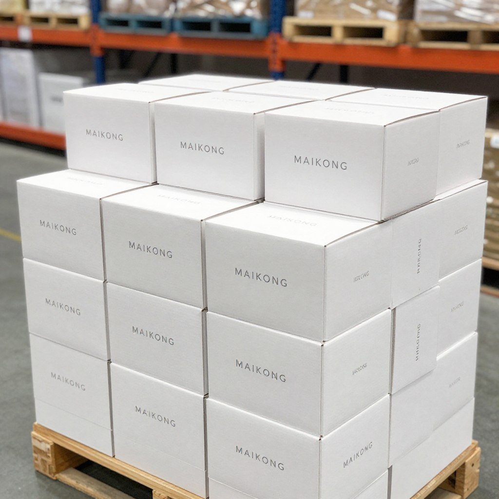 Empaquetado profesional de iriscopio MAIKONG listo para distribución comercial