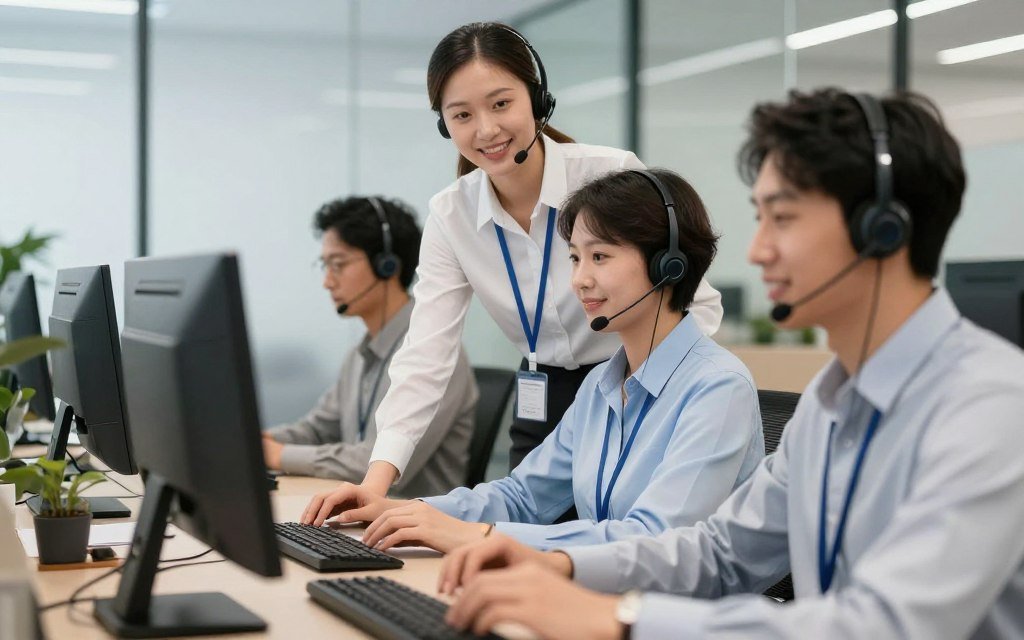 Equipo de servicio al cliente MAIKONG brindando soporte técnico profesional