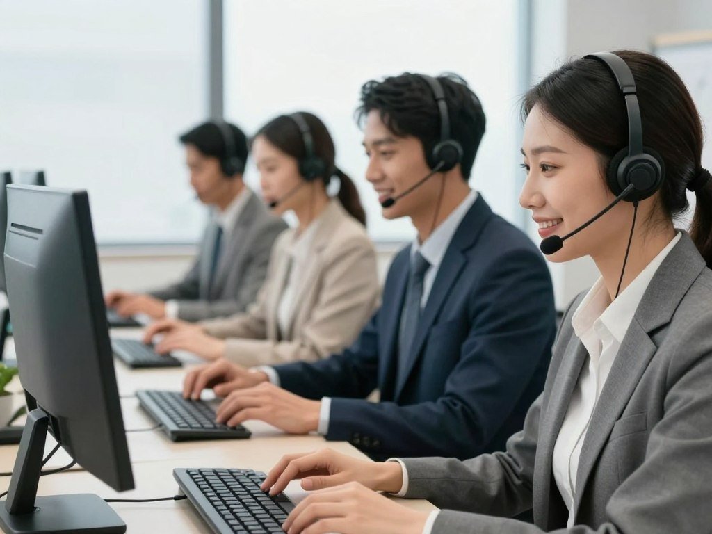 Equipo de soporte MAIKONG listo para ayudar