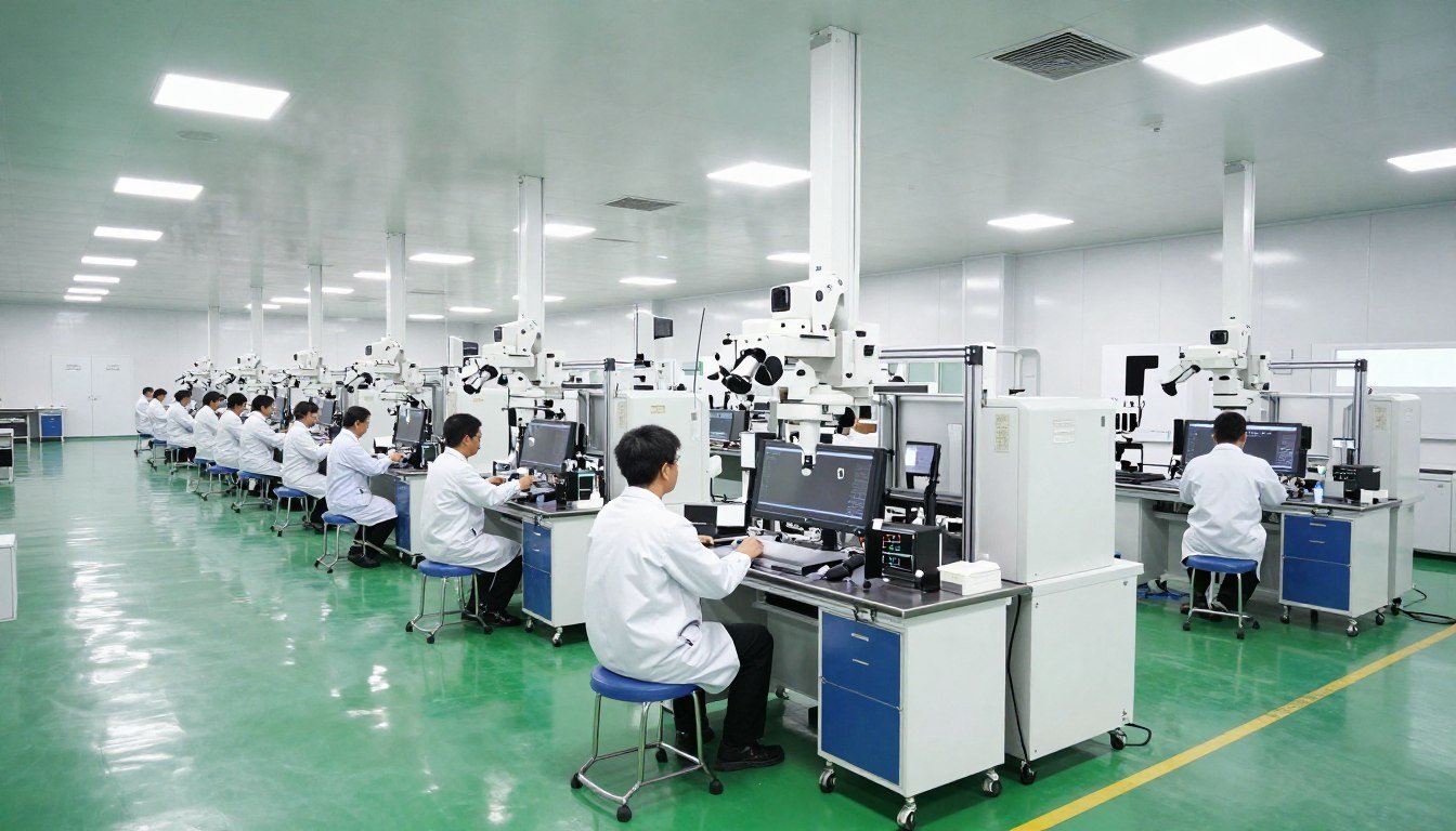Fábrica MAIKONG Shenzhen producción equipos iridología