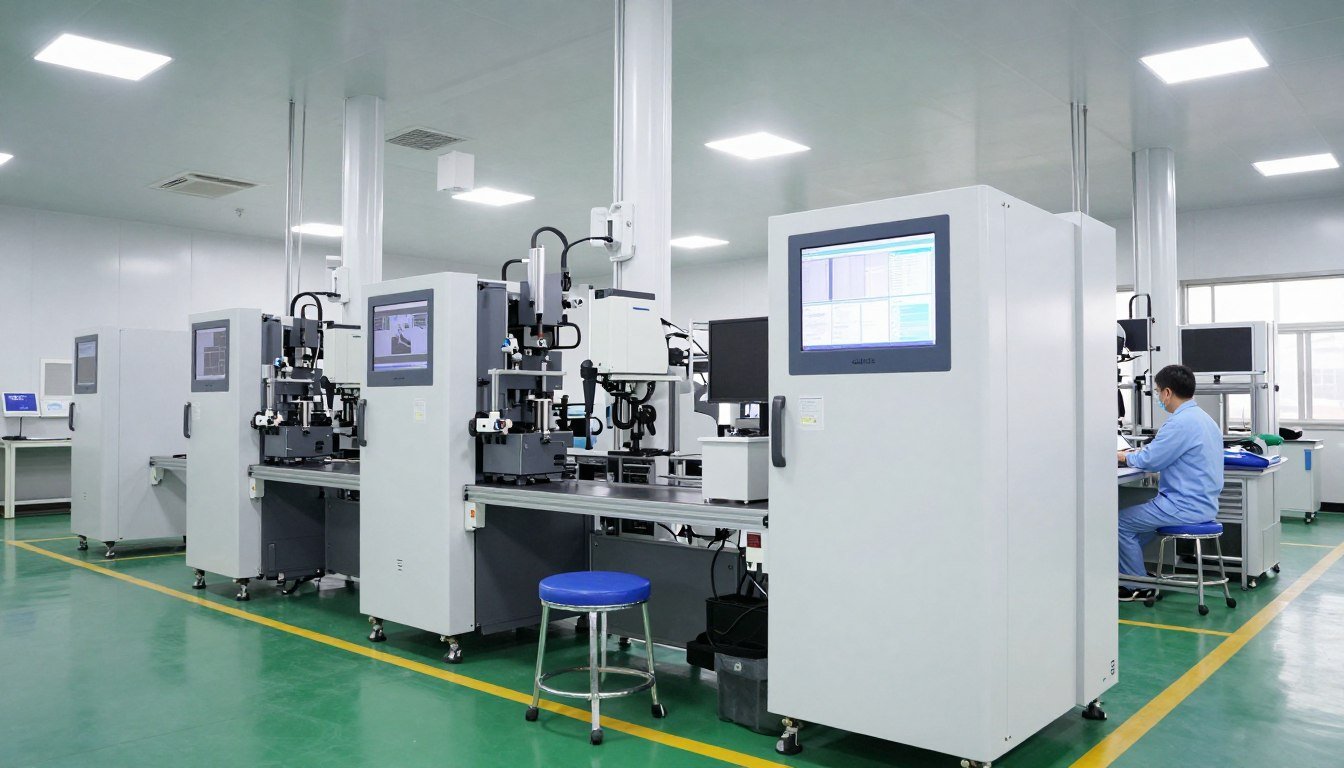 Instalaciones de fabricación MAIKONG en Shenzhen China con línea de producción moderna