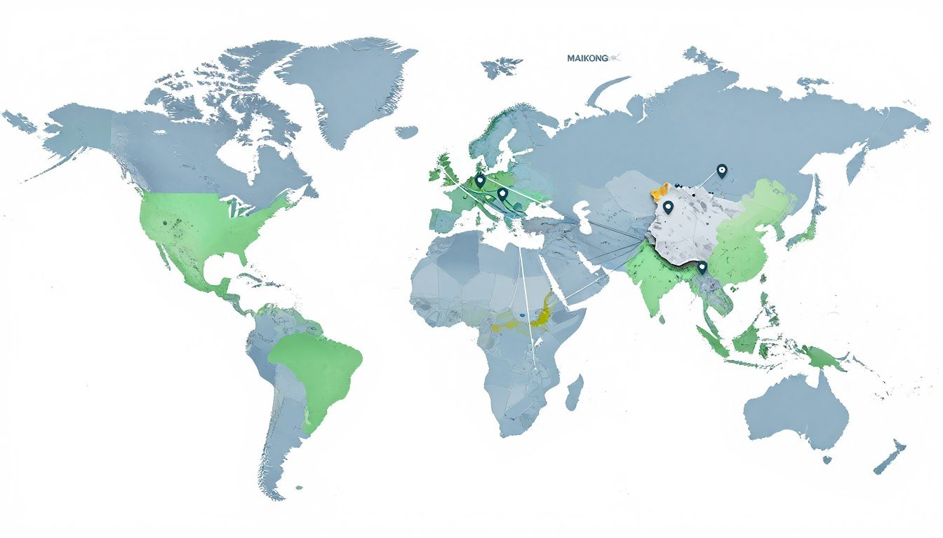 MAIKONG distributor network across Europe including Spain