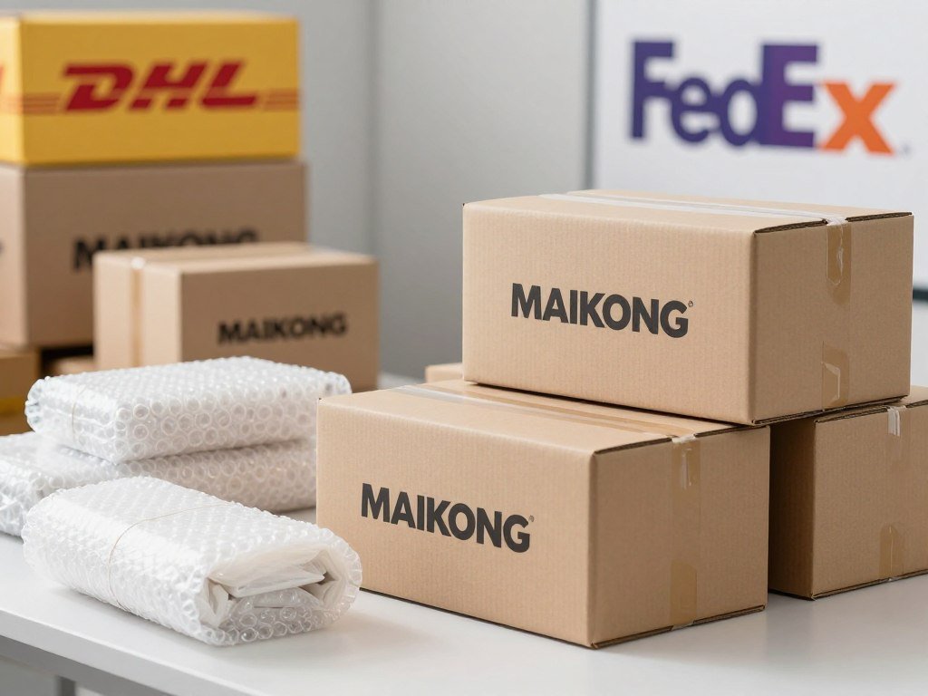 Proceso envio internacional MAIKONG embalaje profesional