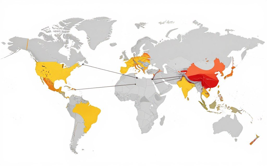 Red de distribuidores MAIKONG en Europa y Latinoamérica