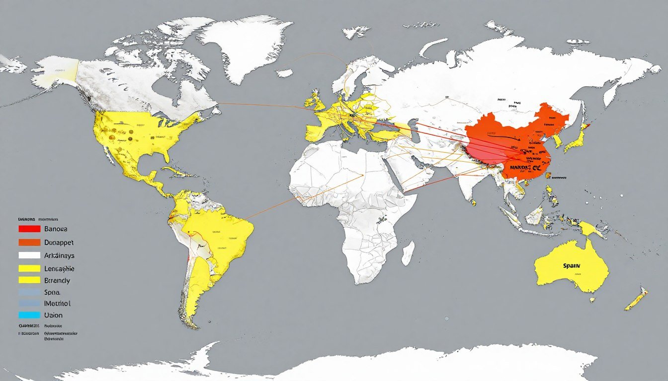 Red global de distribuidores MAIKONG en mercados hispanohablantes