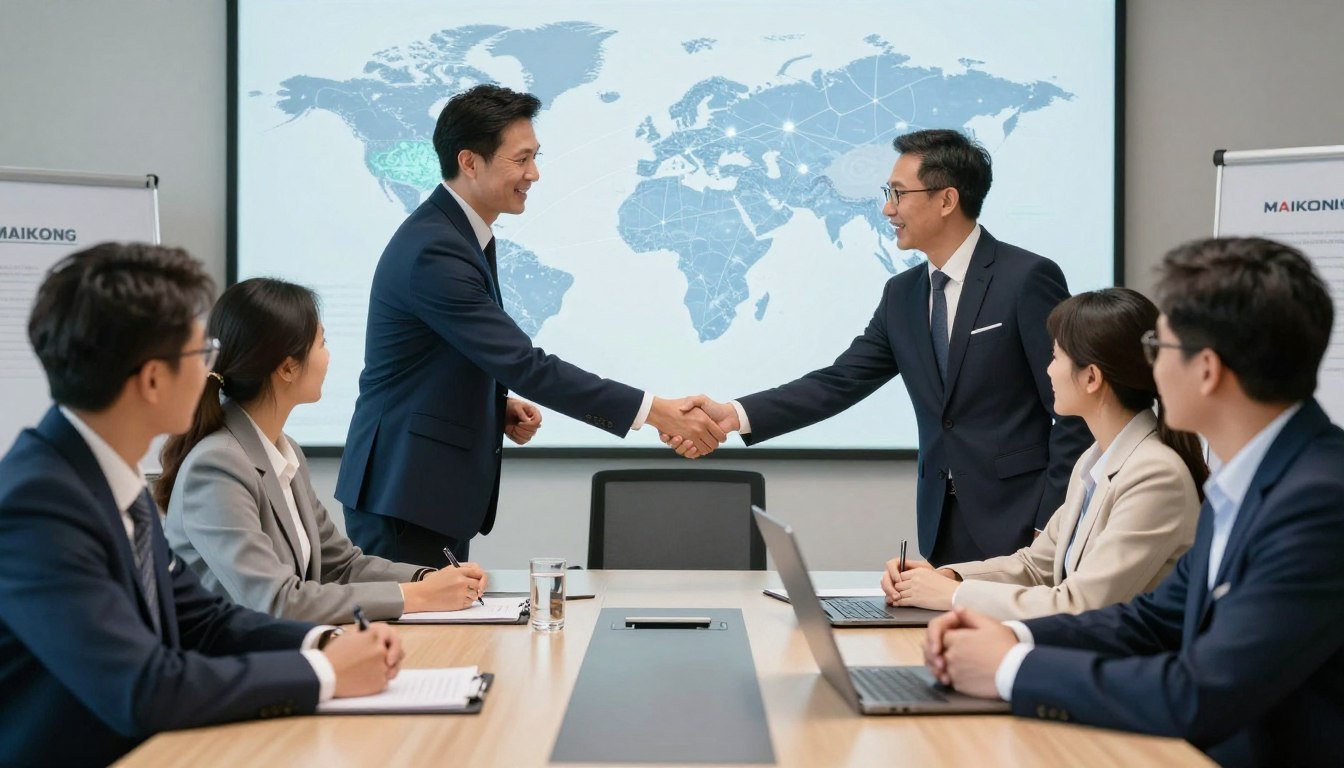 Red socios MAIKONG distribuidores global equipo profesional