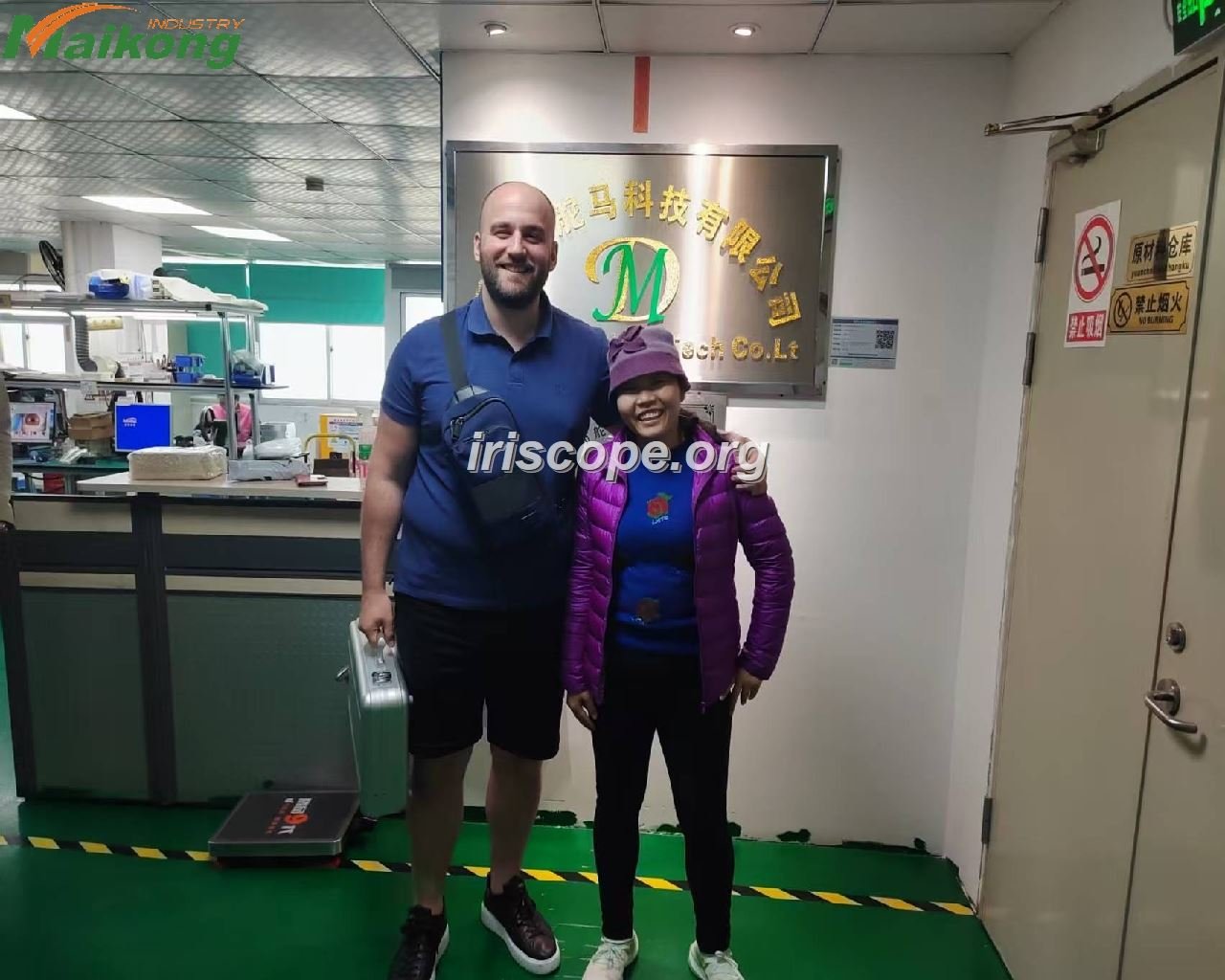 MAIKONG iriscope iriscopio fabricante instalaciones produccion Shenzhen China