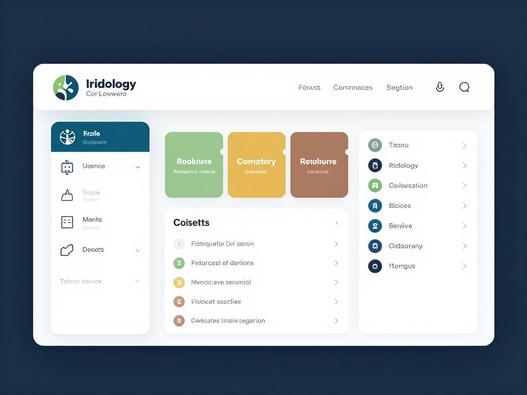 interfaz personalizada software iridología