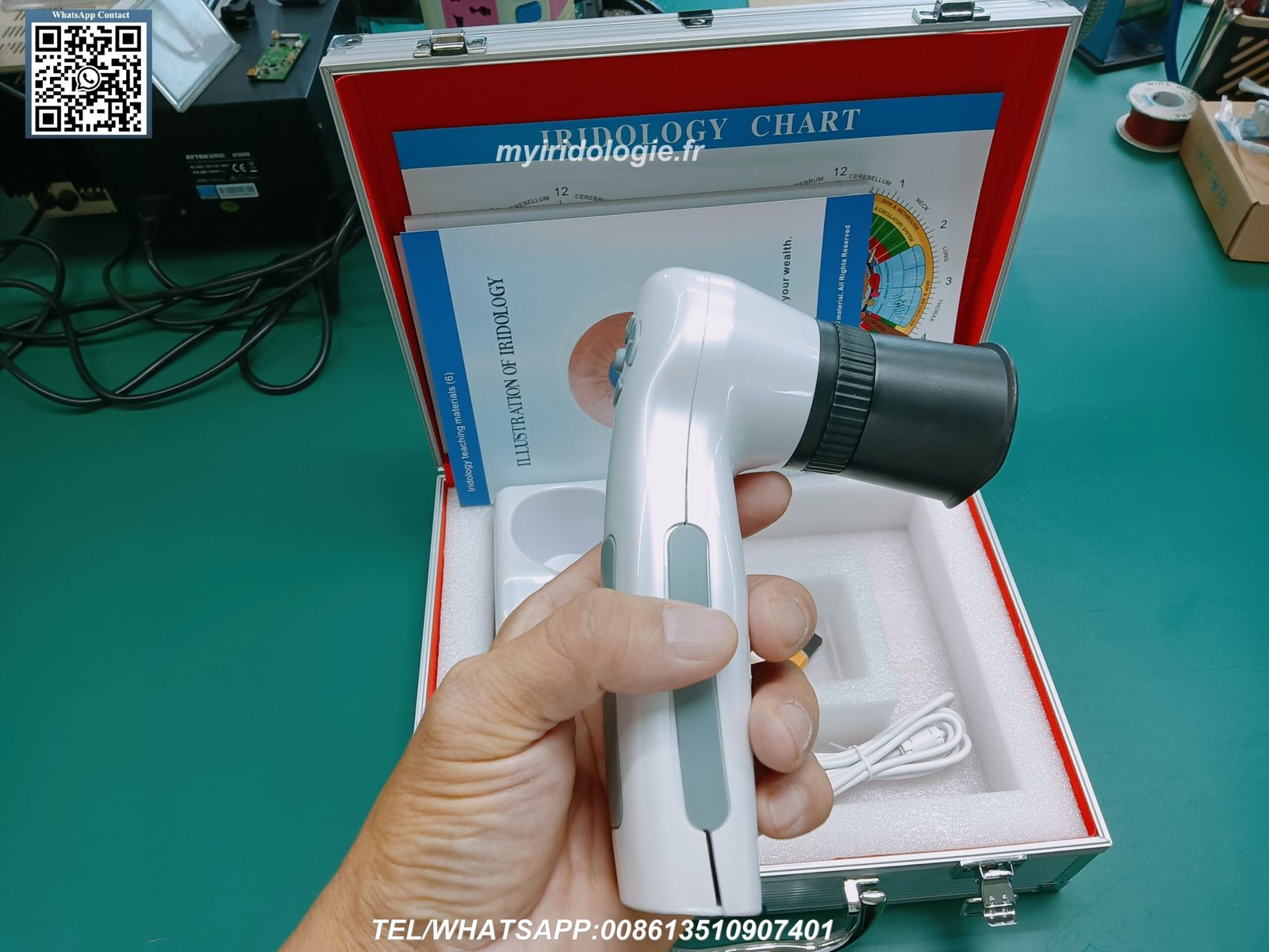 Visión futurista de la iridología con tecnología avanzada MAIKONG