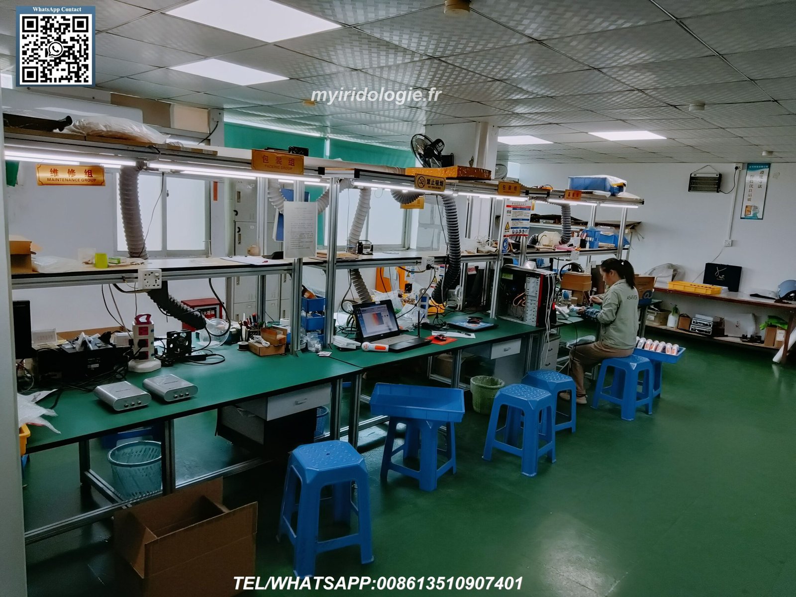 Instalaciones de fabricacion MAIKONG en Shenzhen China