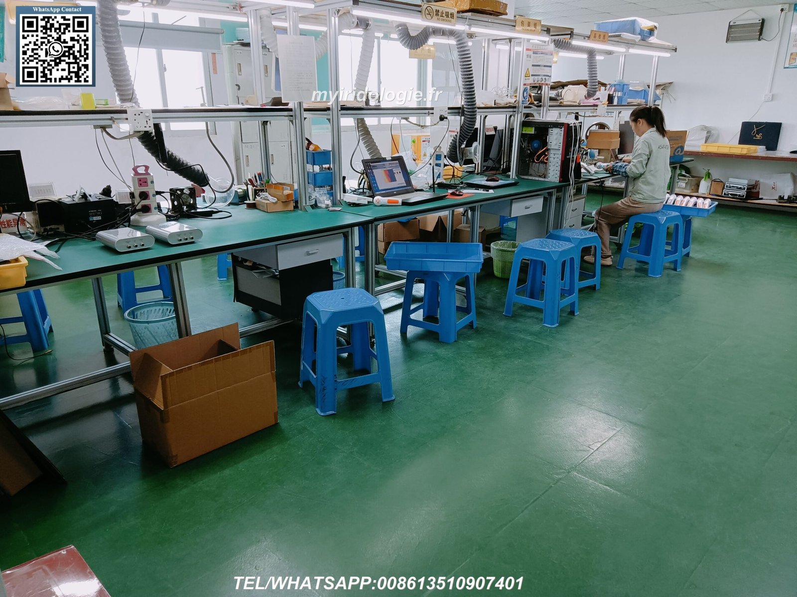 Fábrica MAIKONG producción iriscope