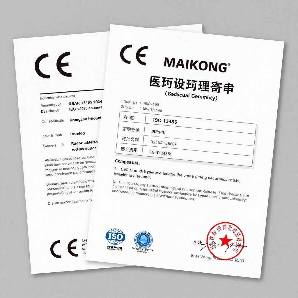 Certificados de calidad CE e ISO de MAIKONG para iridology camera