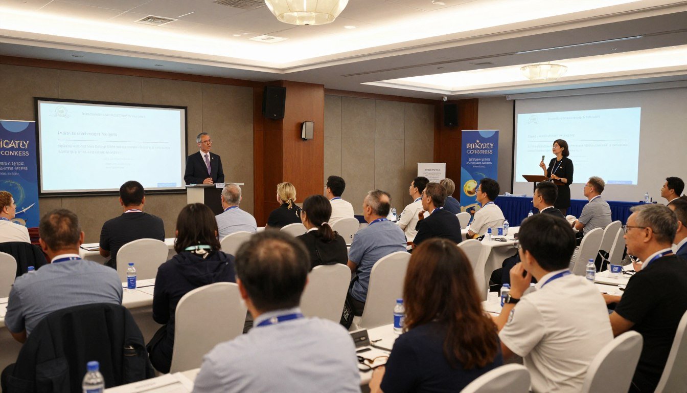 Congreso internacional de iridología con ponentes y asistentes profesionales