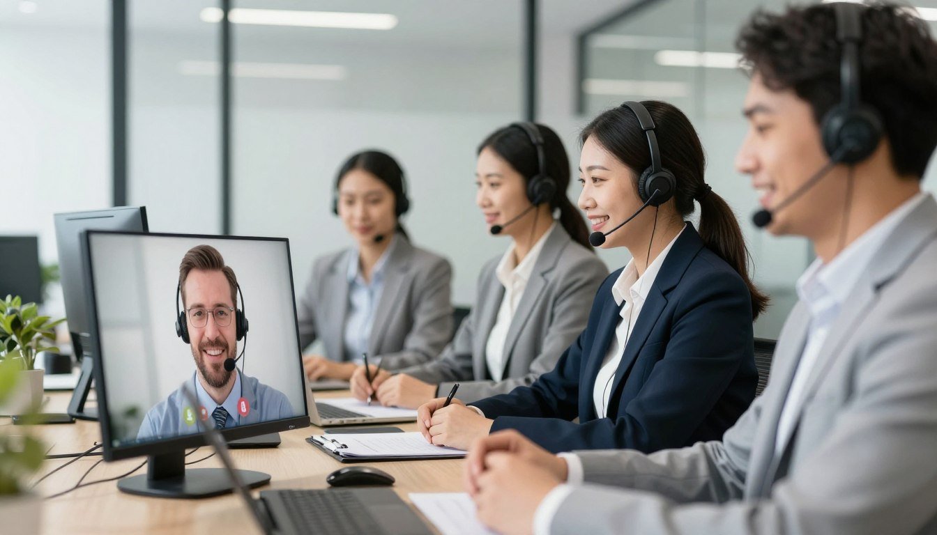 Equipo comercial MAIKONG listo para atender consultas de distribuidores españoles de iriscope profesional