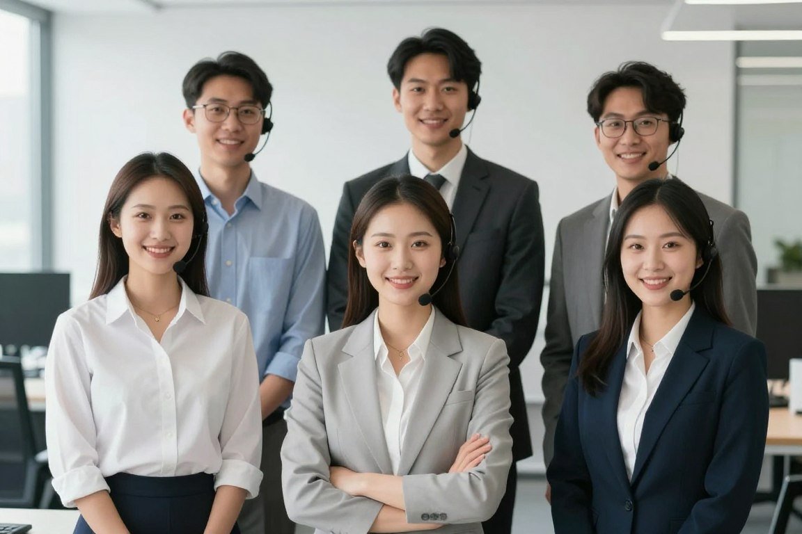 Equipo comercial MAIKONG listo para atender consultas