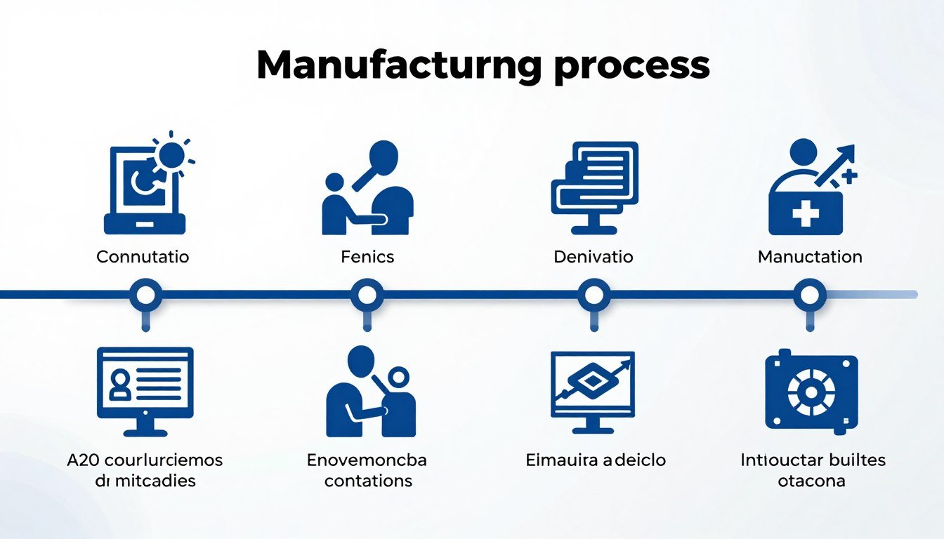 Línea de tiempo del proceso OEM desde consulta hasta entrega