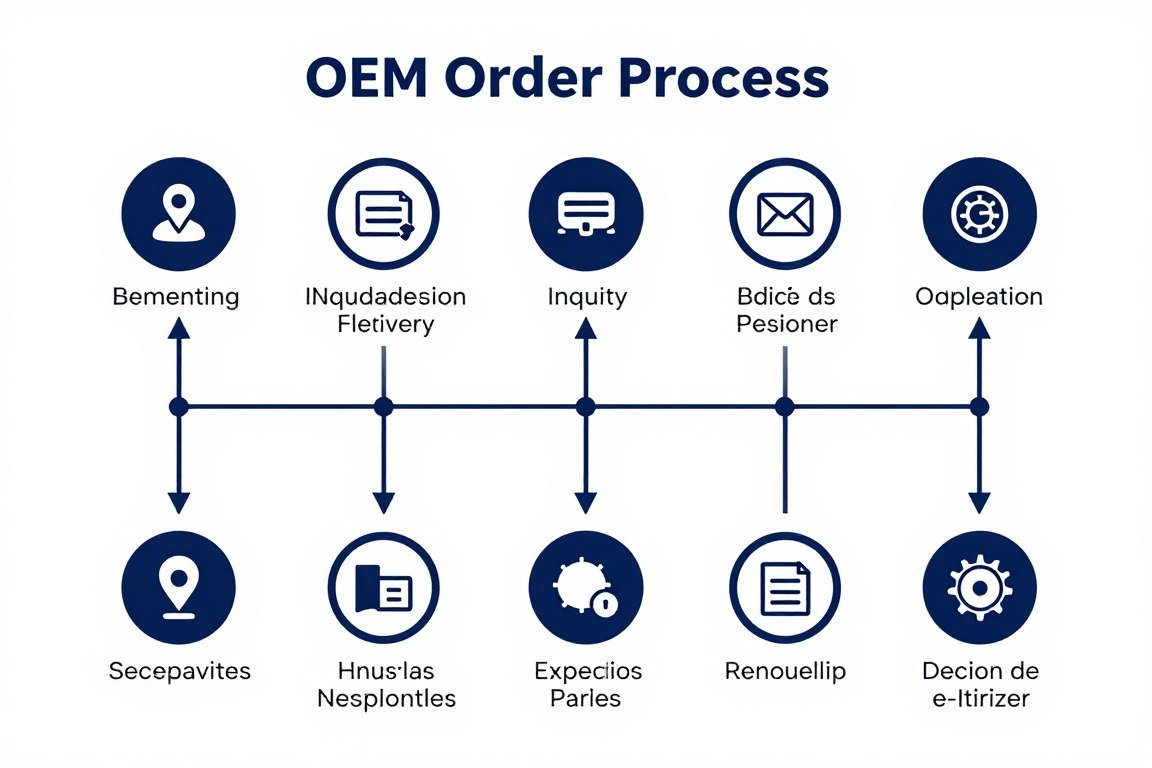 Proceso paso a paso de pedido OEM de iriscope