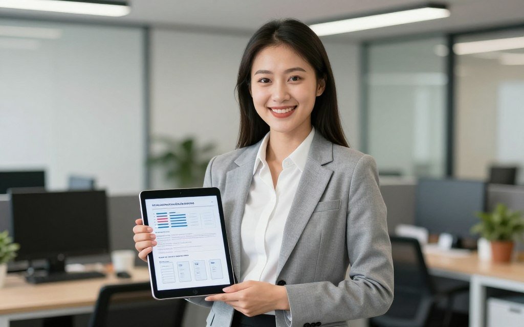 Representante MAIKONG listo para asistir clientes