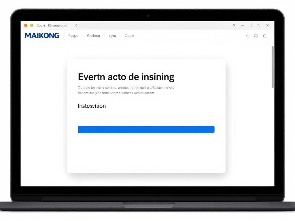 Step by step installation process of MAIKONG iriscope software