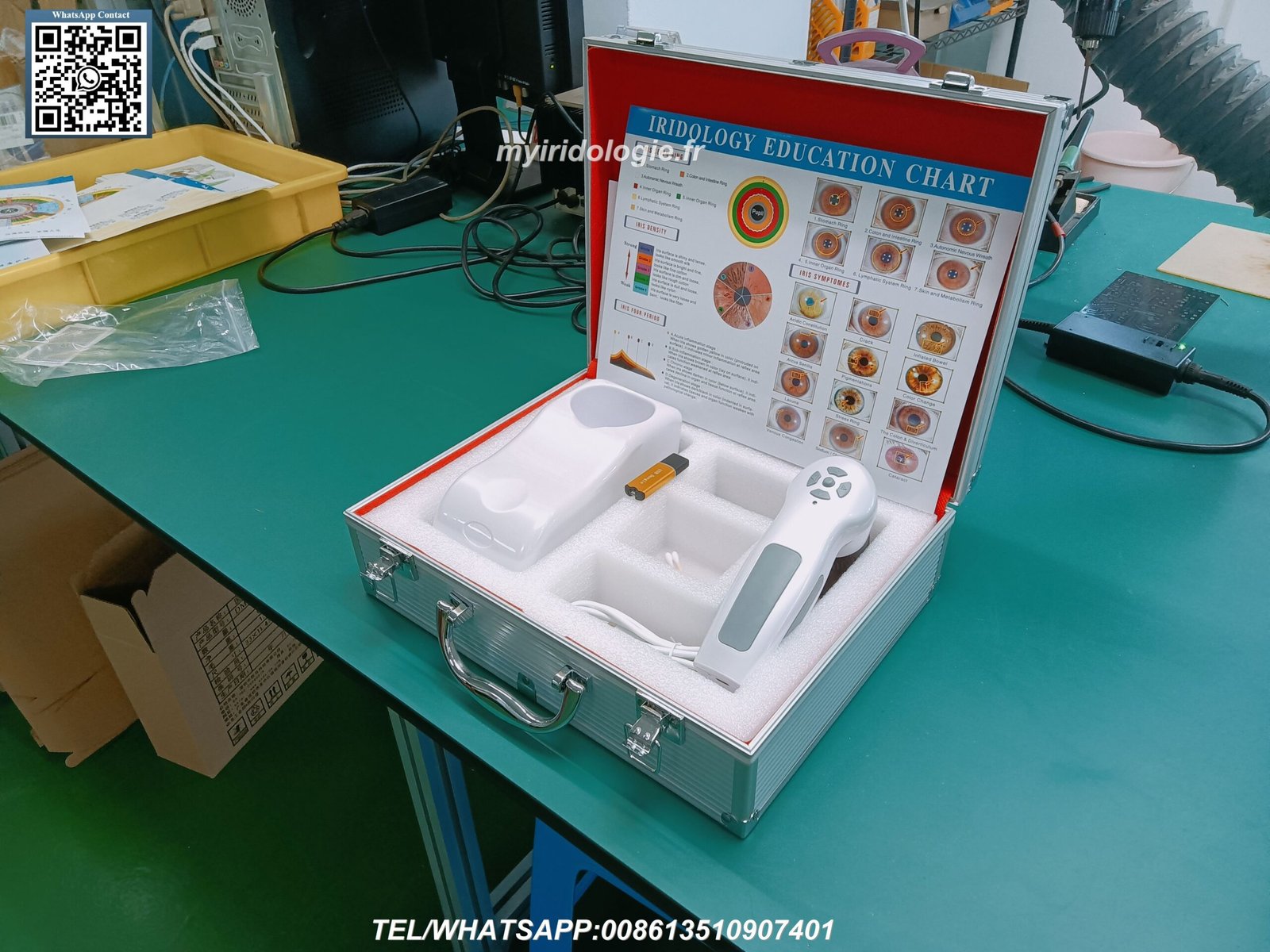 Iriscopio digital MAIKONG de 12 megapixeles para análisis profesional del iris