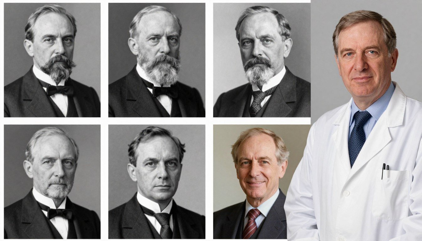 historical iridology pioneers and modern experts collage