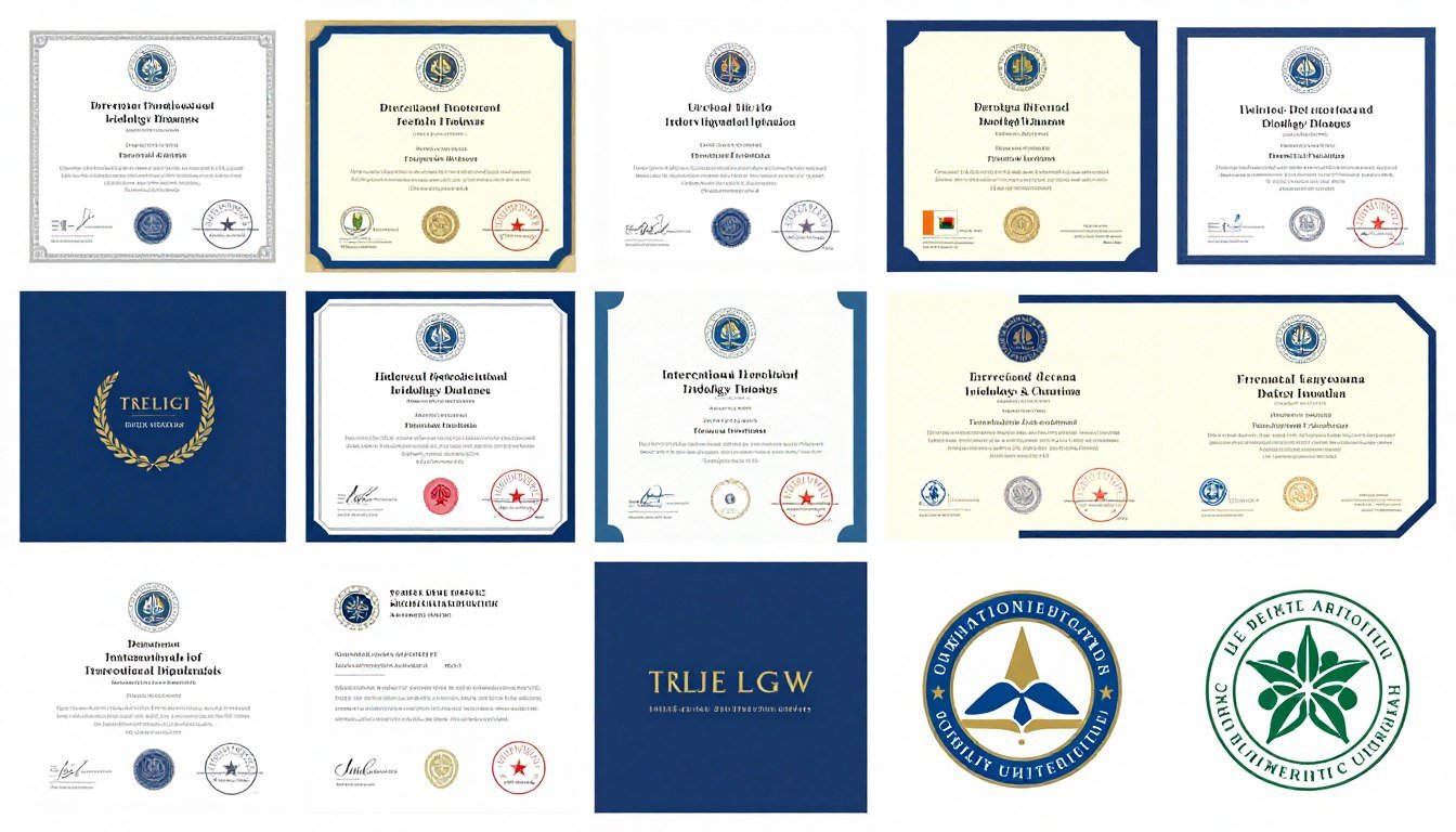 international iridology certification programs collage