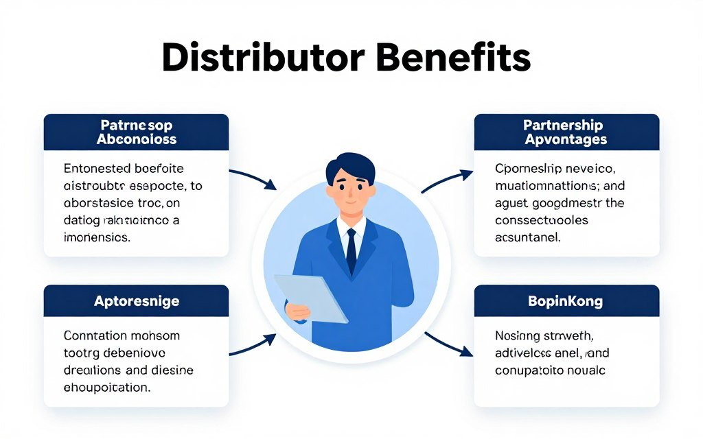 Beneficios distribuidores MAIKONG infografía