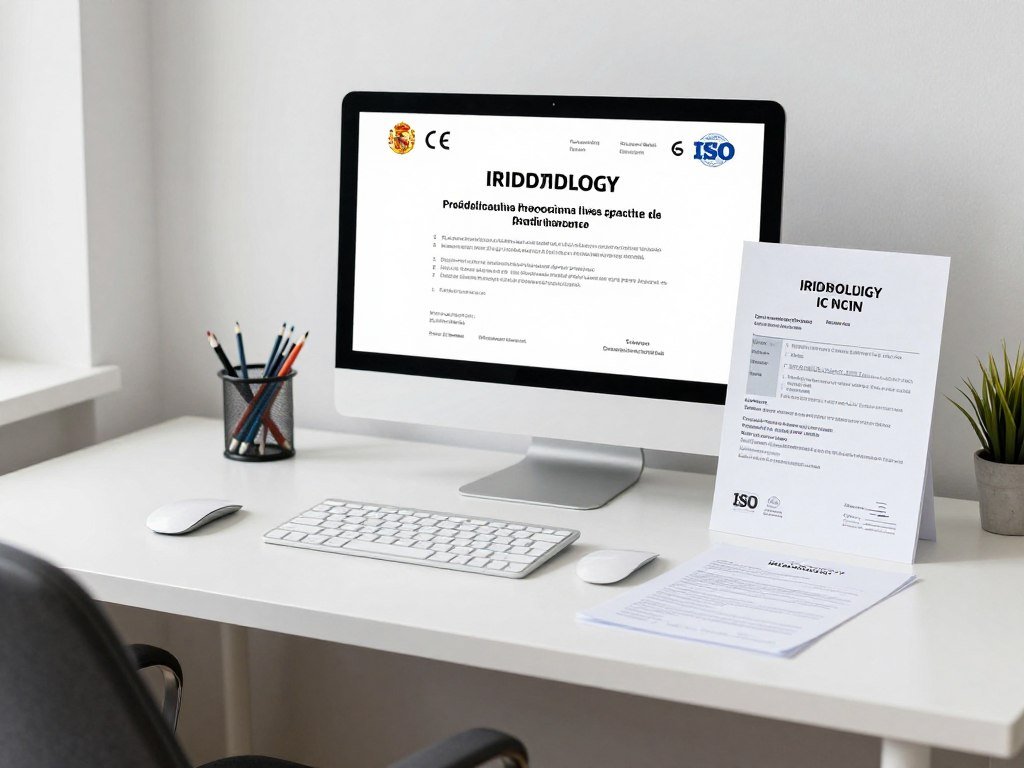 Documentos legales y certificaciones profesionales para práctica de iridología en España