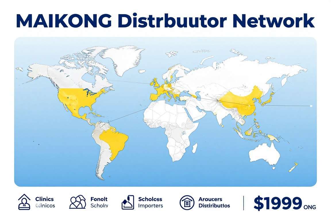 Red de distribuidores MAIKONG en diferentes países