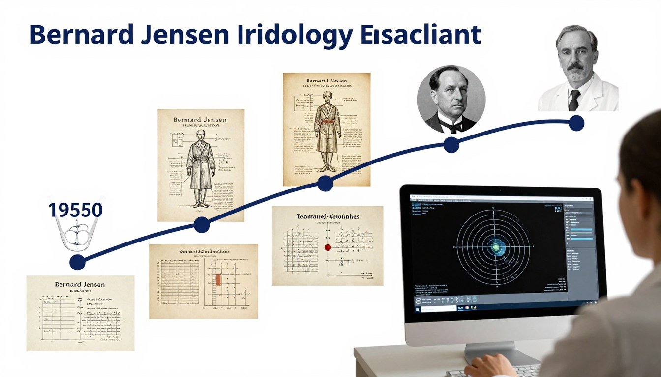 Collage histórico mostrando evolución desde mapas Jensen originales hasta software digital moderno