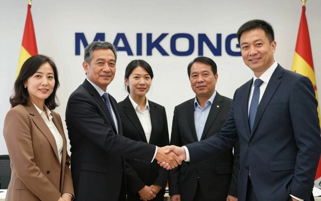 Equipo de MAIKONG dando la bienvenida a nuevos socios Equipo de MAIKONG dando la bienvenida a nuevos socios