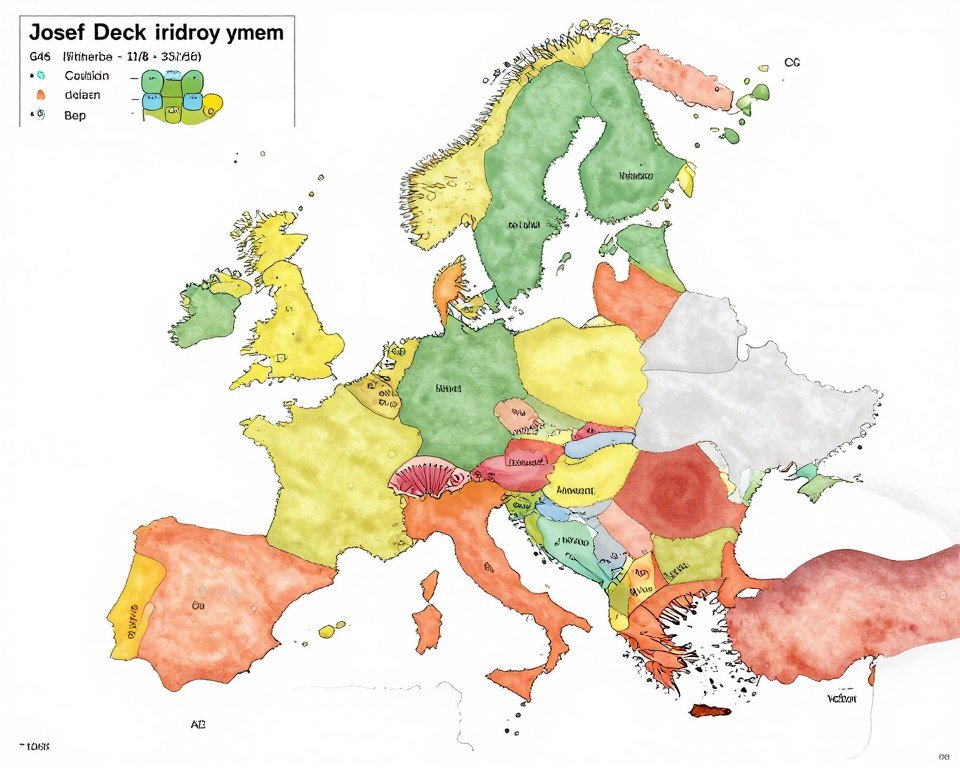 Mapa iridológico europeo detallado Mapa iridológico europeo detallado