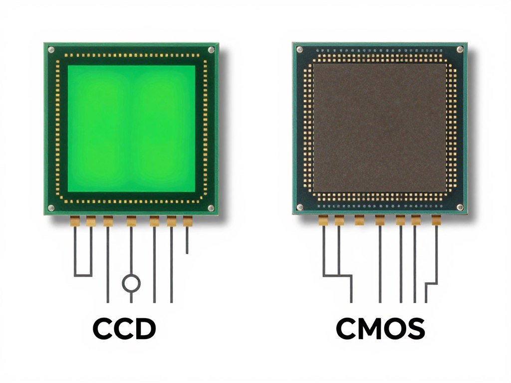 Comparación de sensores de imagen CCD y CMOS para cámaras de iridología con diferentes resoluciones Comparación de sensores de imagen CCD y CMOS para cámaras de iridología con diferentes resoluciones