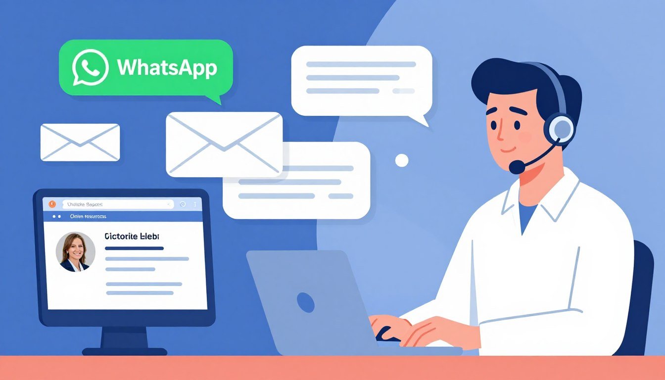 Representación de soporte técnico multicanal para iriscopio portátil via WhatsApp, email y online Representación de soporte técnico multicanal para iriscopio portátil via WhatsApp, email y online