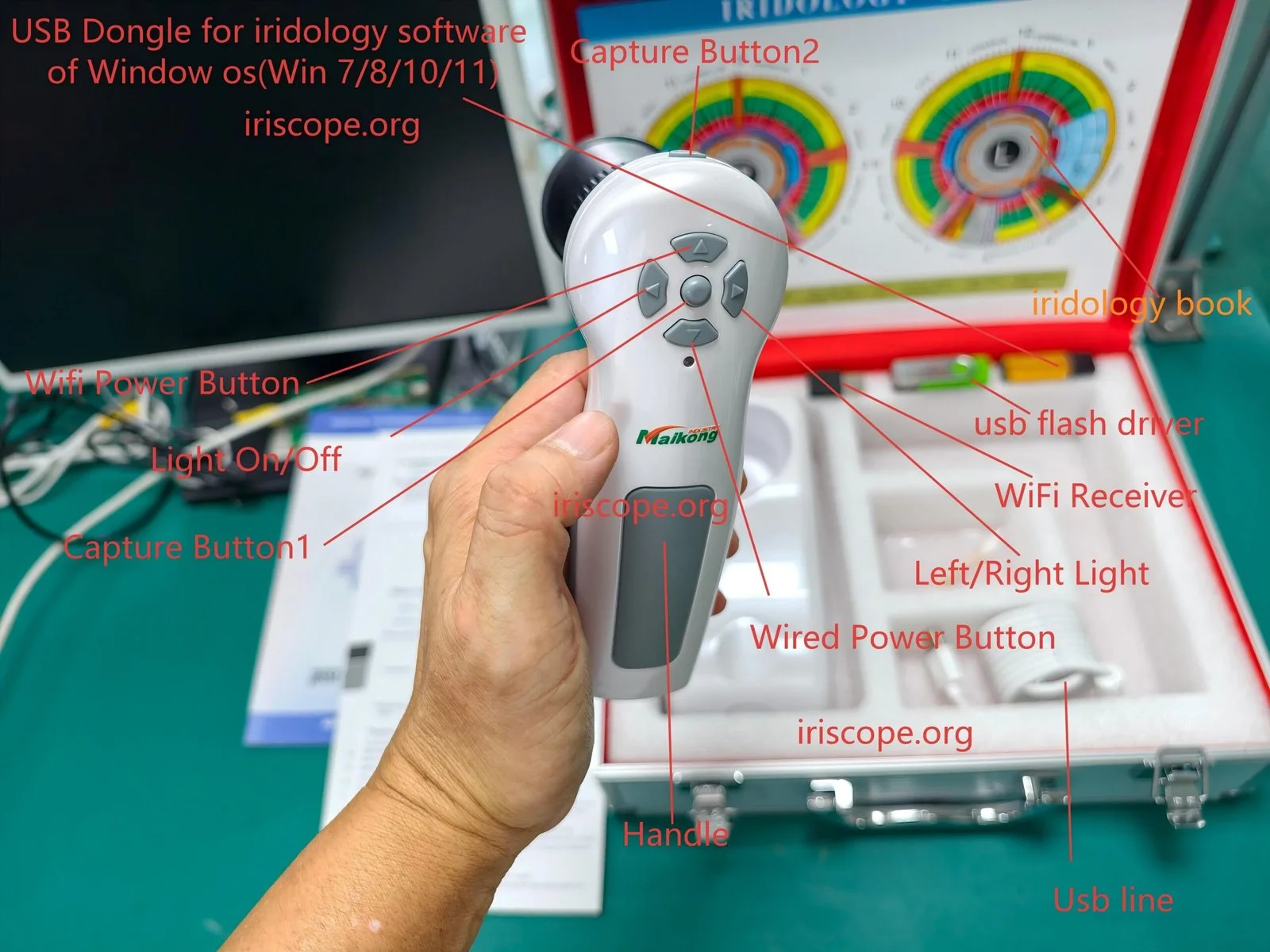Protocolo operativo para higiene y desinfección de estaciones de iridología en clínicas (aplicable a MAIKONG y equipos similares) — 9888U 20MP WIFI_20260518_110947(1).jpg