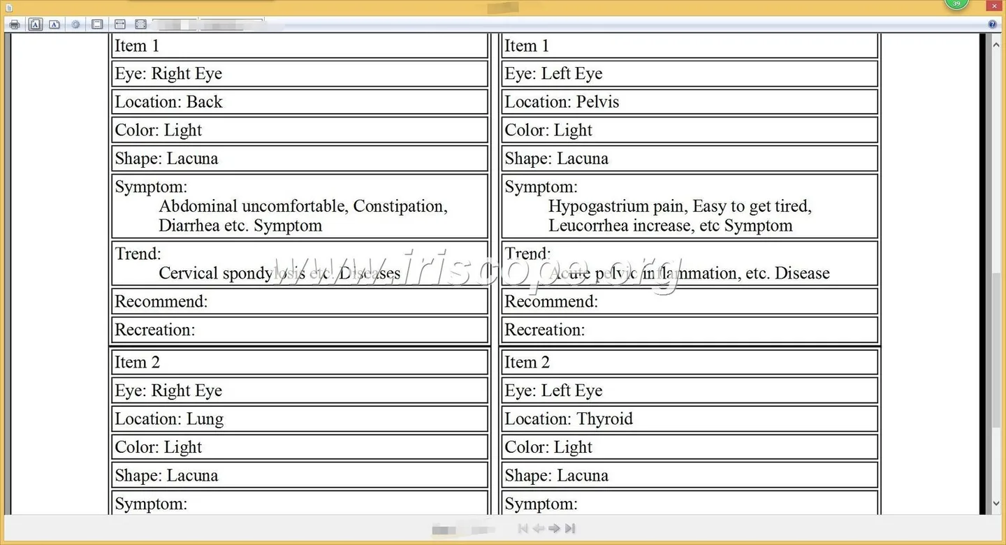 IrisExplorer v5.1 (IRISLAB): guía práctica para el profesional de salud independiente en España — Software de Iridología (54).JPG
